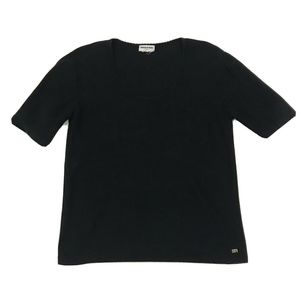 Sonia Rykiel Paris Short Sleeve Shirt Black